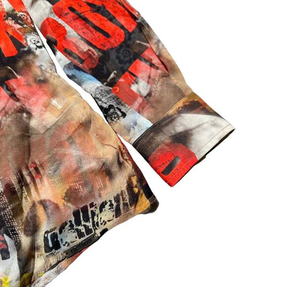 Galliano Graphic silk button down - Picture 3 of 7